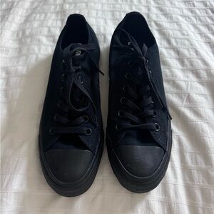 All black converse